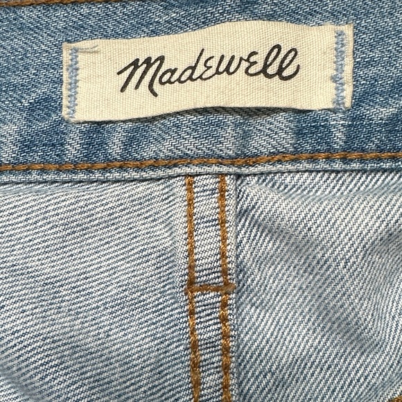 Madewell Light Blue Straight Leg Jeans Size 8 - Picture 7 of 11